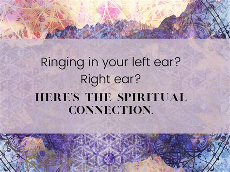 Spiritual Meaning of Right Ear Ringing