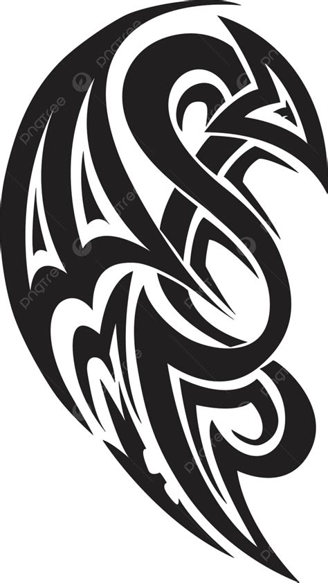 รูปการออกแบบรอยสักของชนเผ่าการแกะสลักวินเทจการออกแบบรอยสักของชนเผ่า