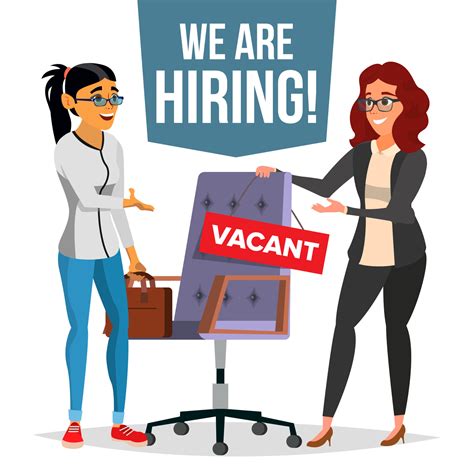 Recruitment Process Vector. Human Resources. Choice Of Employee. Office