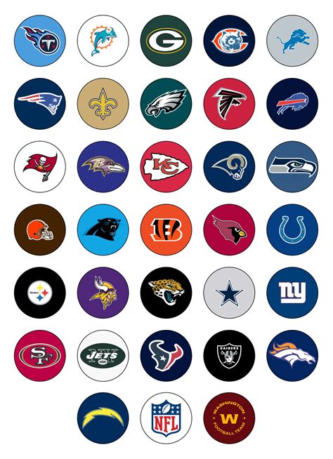 Free Printable Nfl Team Logos - Printable Templates