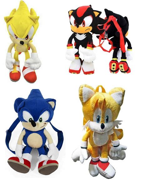 Size - Ranges 17-20" Choose from Sonic, Super Sonic, Tails, or Shadow