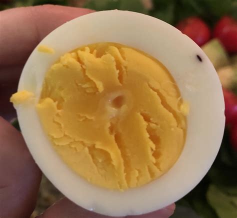 Black speck in your hardboiled egg white?