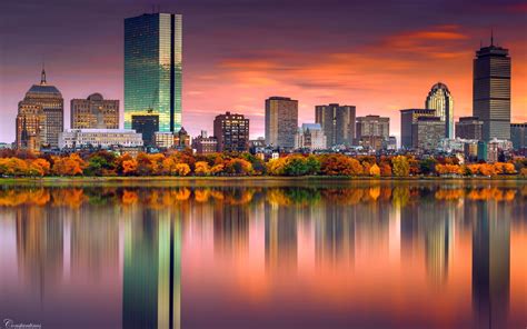 2880x1800 Resolution Boston City Buildings Macbook Pro Retina Wallpaper