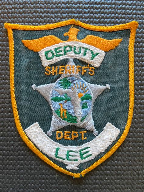 Vintage Deputy Lee Sheriffs Department Uniform Patch | Etsy