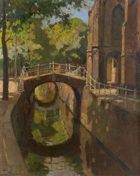 Ben Viegers | Paintings prev. for Sale | The Bartholomeusbrug in Delft