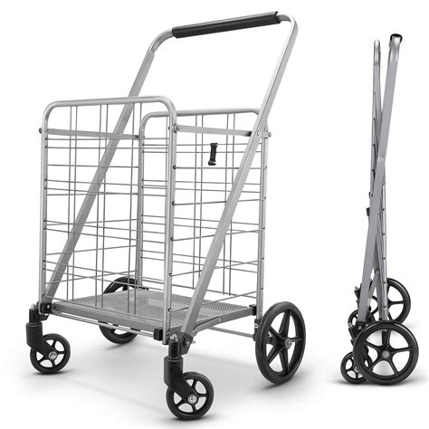 Buy winkeep Newly Released Grocery Utility Flat Folding Shopping Cart