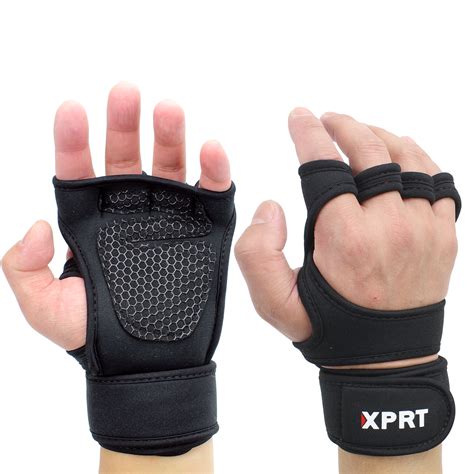 XPRT FITNESS Ventilated Weight Lifting Gloves with Full Palm Protection