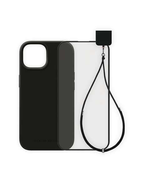 Silicone and Cord Kit iPhone 15 Black | IDEAL OF SWEDEN