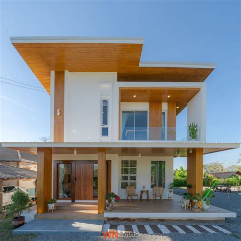 บ้านสองชั้นสไตล์โมเดิร์น มินิมอล มูจิ พร้อมด้วยฟังก์ชั่นการใช้งานครบ