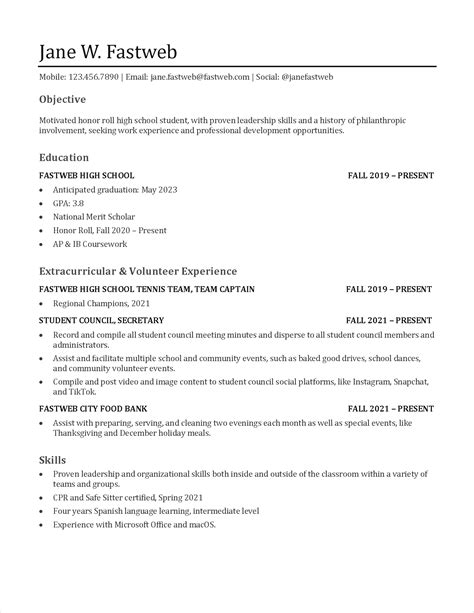 How To Write A Cv For First Part Time Job Coverletter - vrogue.co