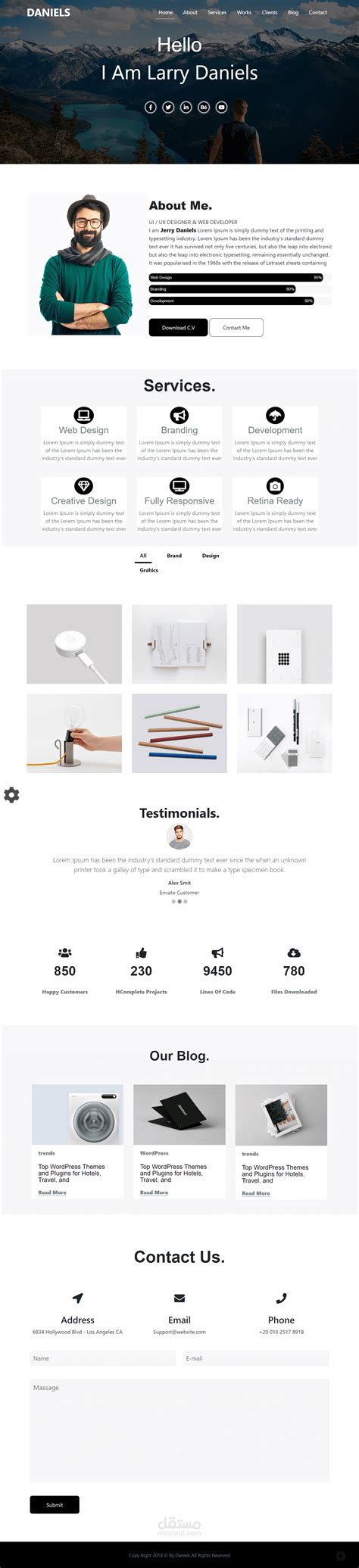 Front end developer | مستقل
