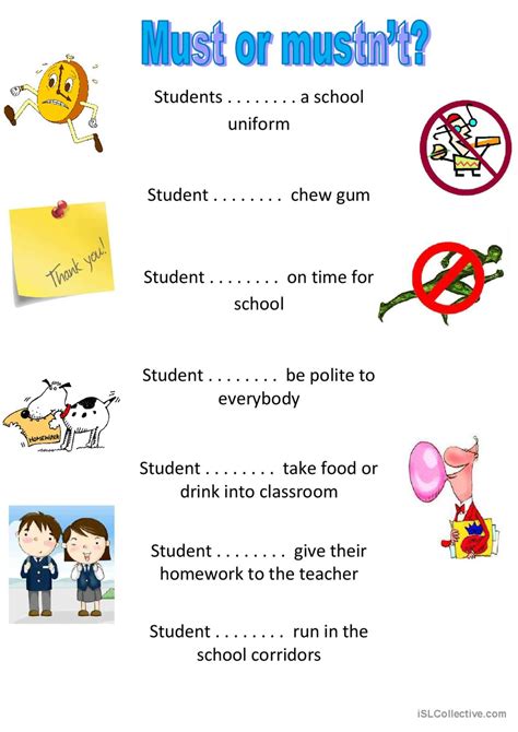 modals: English ESL worksheets pdf & doc