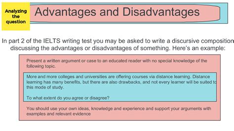 Ielts Writing Advantages And Disadvantages