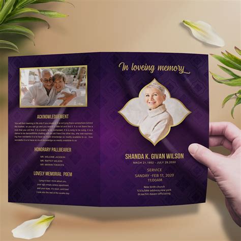 Event Flyer Templates, Program Template, Word 2007, Free Font, Funeral