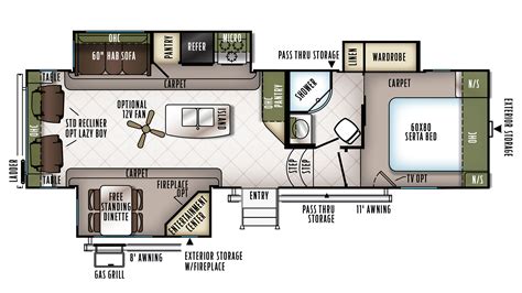 Flagstaff 5Th Wheel Floor Plans - floorplans.click
