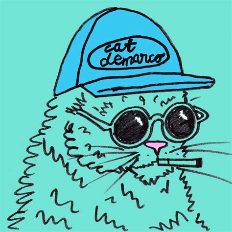 Pale Green, Pink Blue, Demarco, Cat Print, Mac, How To Draw Hands, Etsy