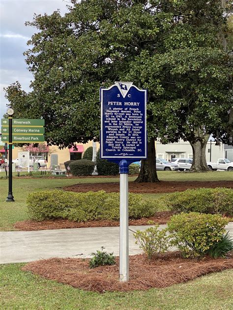 Peter Horry marker – Horry County Historical Society